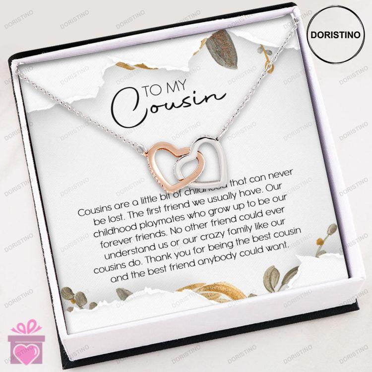Cousin Necklace Gift For Cousin  Cousin Necklace  Hearts Necklace Doristino Awesome Necklace